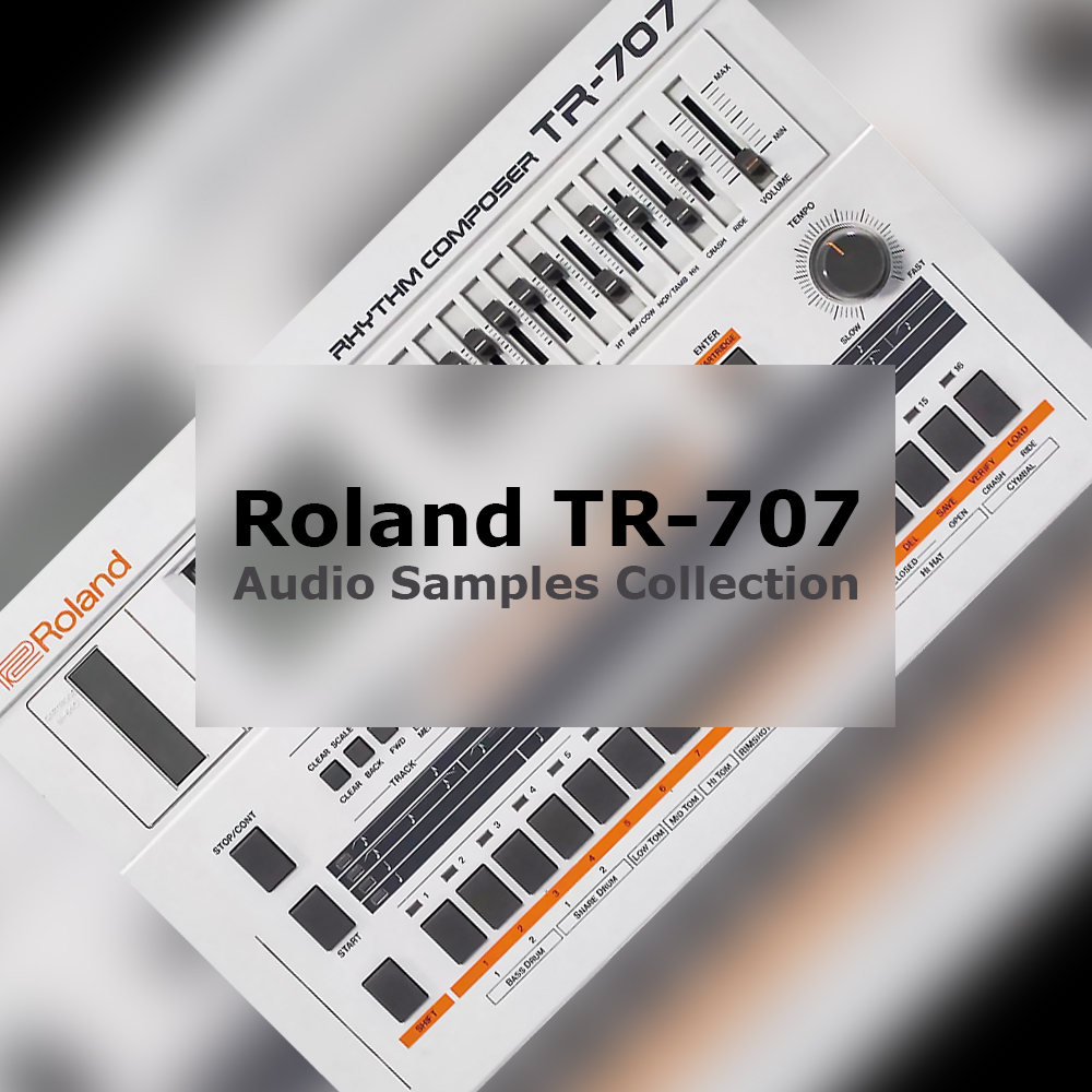 Roland Tr-707 - Audio Sample Collection