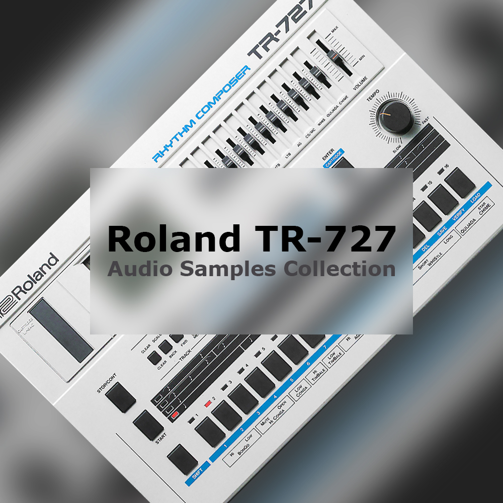 Roland Tr-727 - Audio Sample Collection